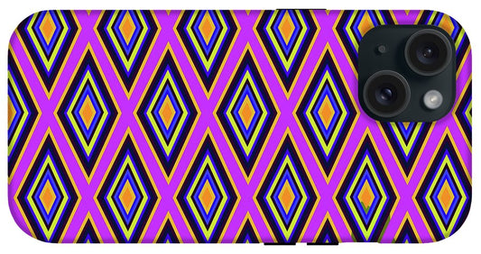 Colorful Diamonds Variation 4 - Phone Case