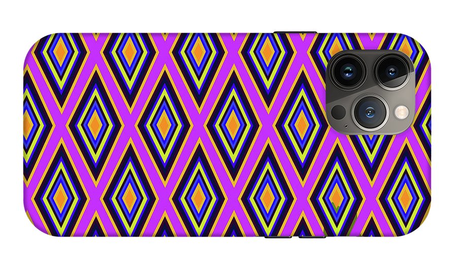 Colorful Diamonds Variation 4 - Phone Case