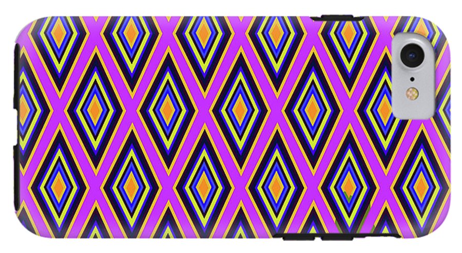 Colorful Diamonds Variation 4 - Phone Case