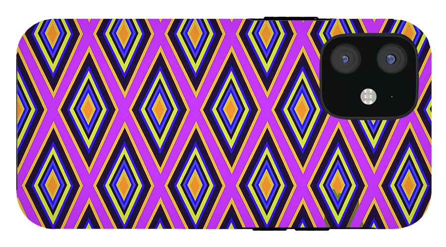 Colorful Diamonds Variation 4 - Phone Case