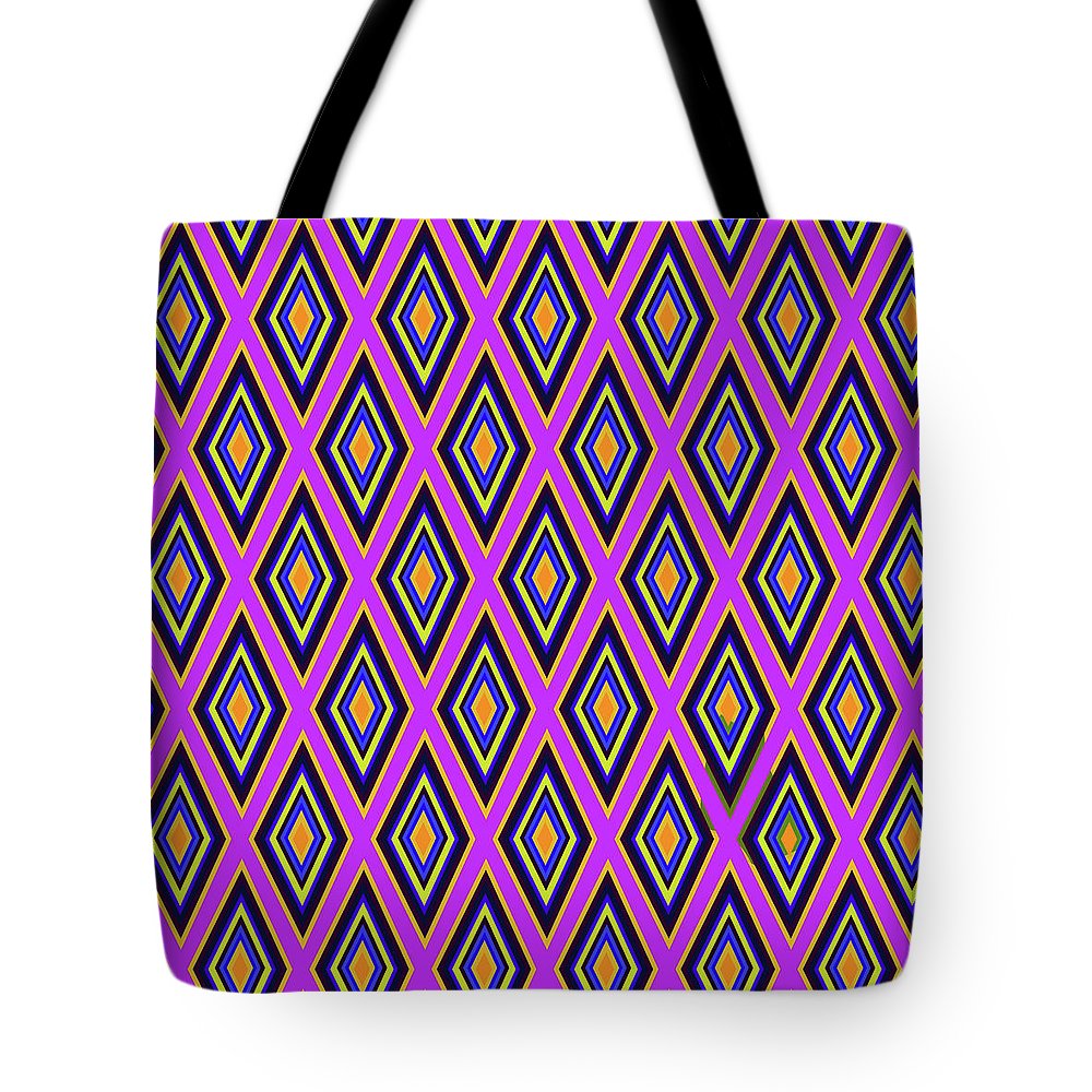 Colorful Diamonds Variation 4 - Tote Bag