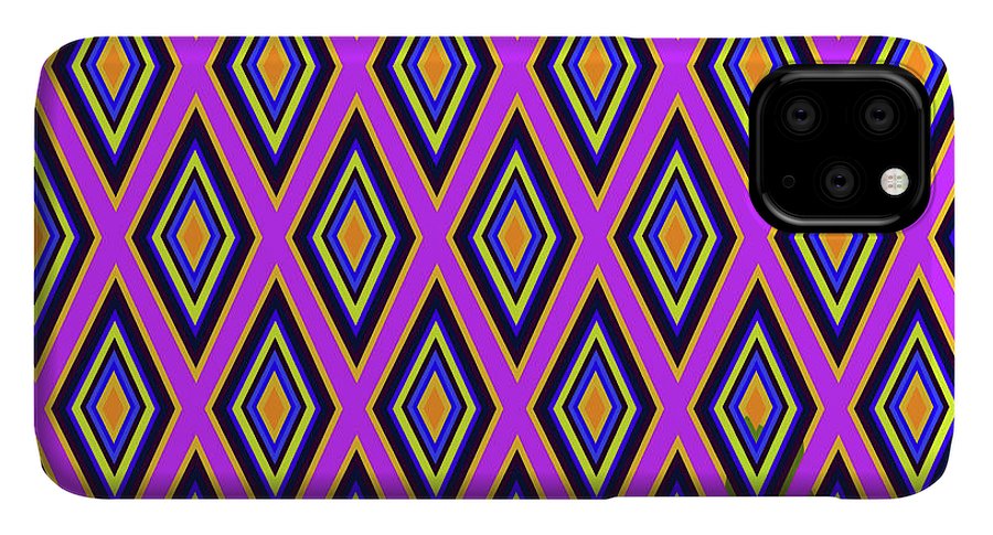 Colorful Diamonds Variation 4 - Phone Case