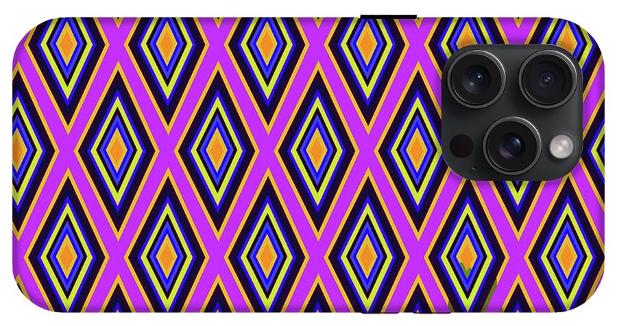 Colorful Diamonds Variation 4 - Phone Case
