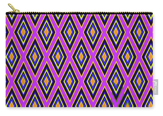 Colorful Diamonds Variation 4 - Carry-All Pouch