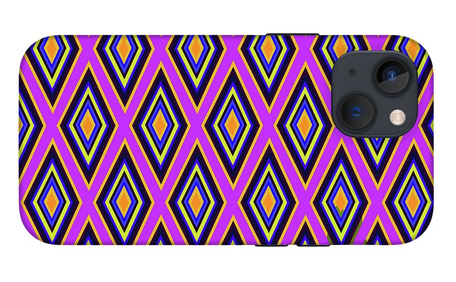 Colorful Diamonds Variation 4 - Phone Case