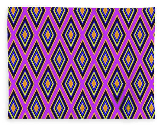 Colorful Diamonds Variation 4 - Blanket