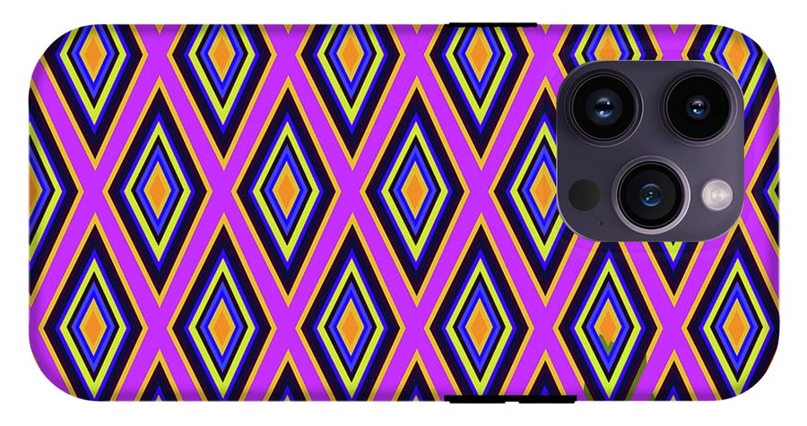 Colorful Diamonds Variation 4 - Phone Case