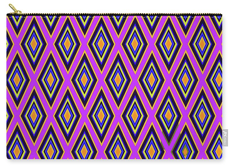 Colorful Diamonds Variation 4 - Carry-All Pouch
