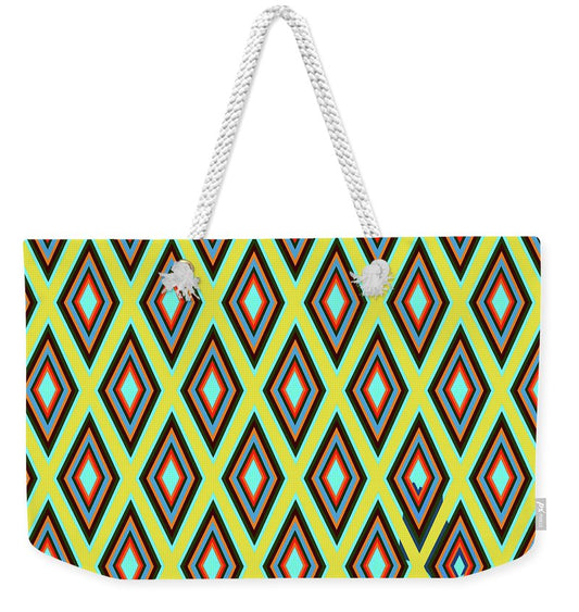 Colorful Diamonds Variation 5 - Weekender Tote Bag