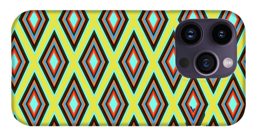 Colorful Diamonds Variation 5 - Phone Case