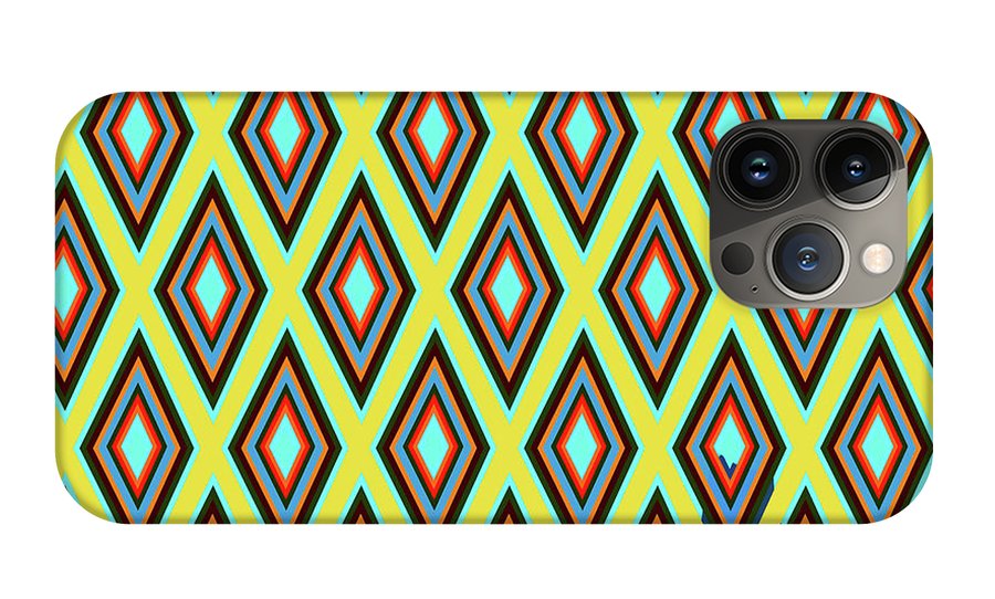 Colorful Diamonds Variation 5 - Phone Case