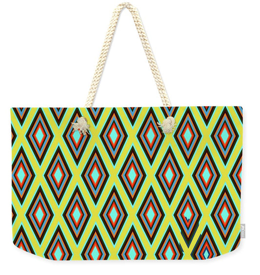 Colorful Diamonds Variation 5 - Weekender Tote Bag