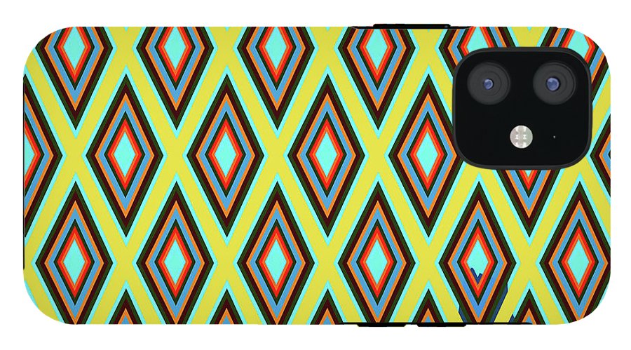 Colorful Diamonds Variation 5 - Phone Case