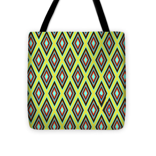 Colorful Diamonds Variation 5 - Tote Bag