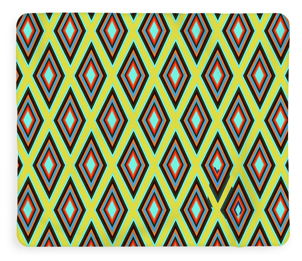 Colorful Diamonds Variation 5 - Blanket