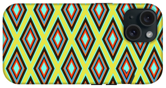 Colorful Diamonds Variation 5 - Phone Case