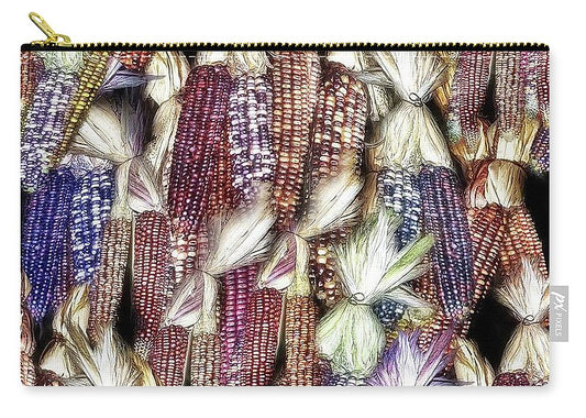 Colorful Fall Corn - Zip Pouch