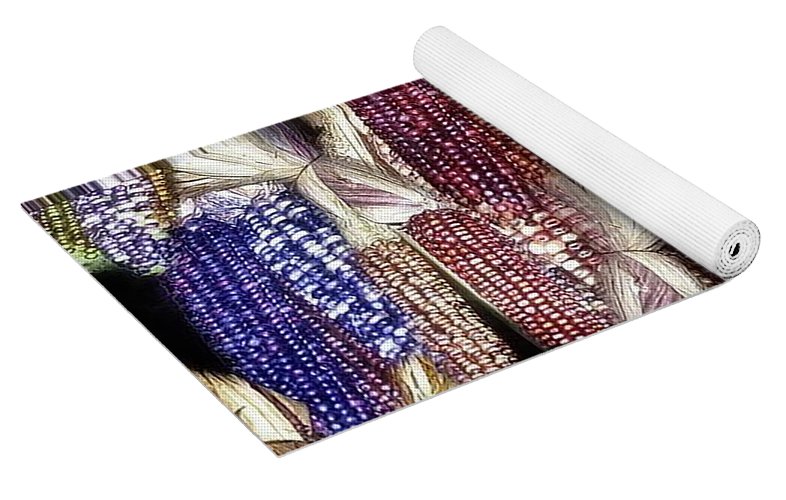 Colorful Fall Corn - Yoga Mat