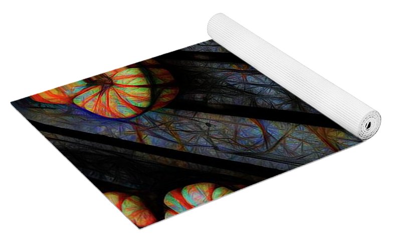 Colorful Fall Gourds - Yoga Mat
