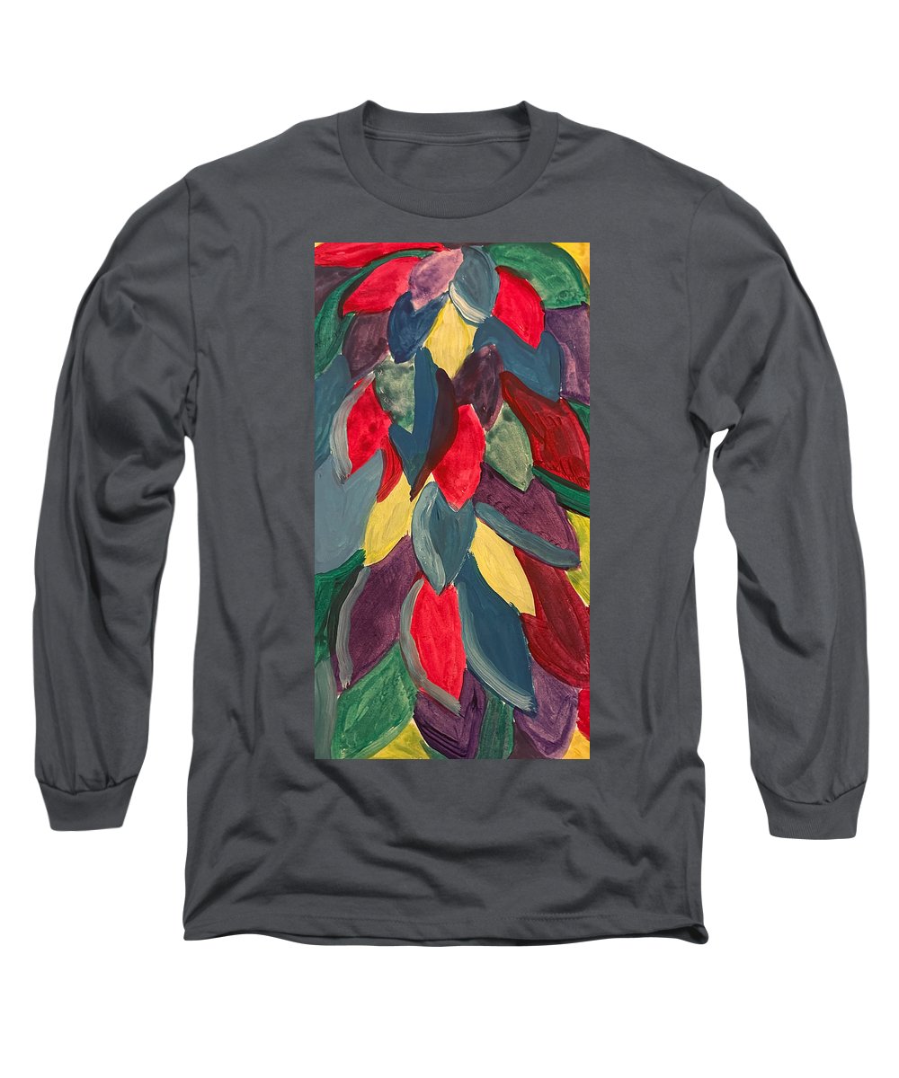 Colorful Leaves Watercolor - Long Sleeve T-Shirt