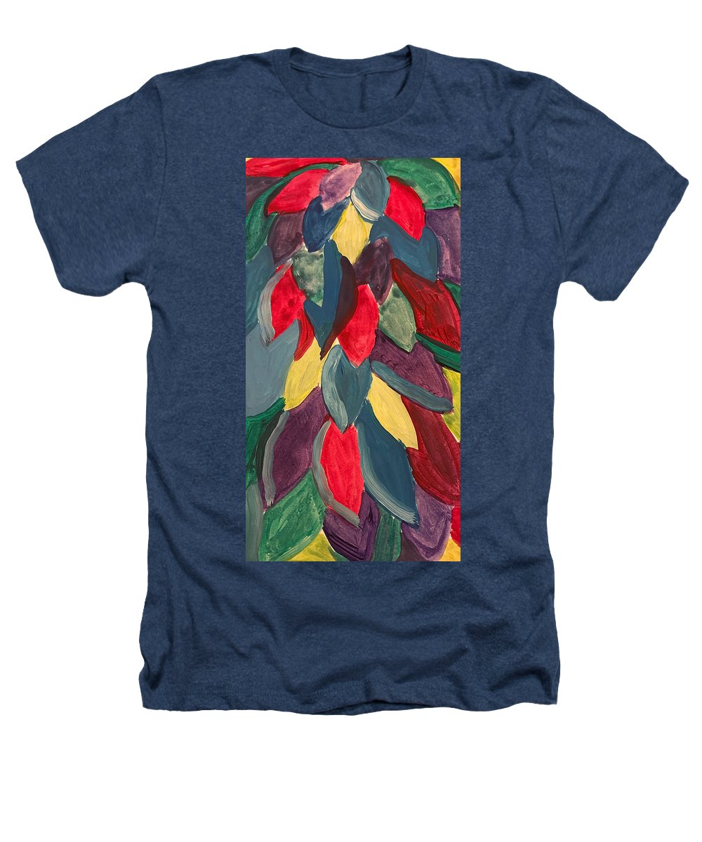 Colorful Leaves Watercolor - Heathers T-Shirt