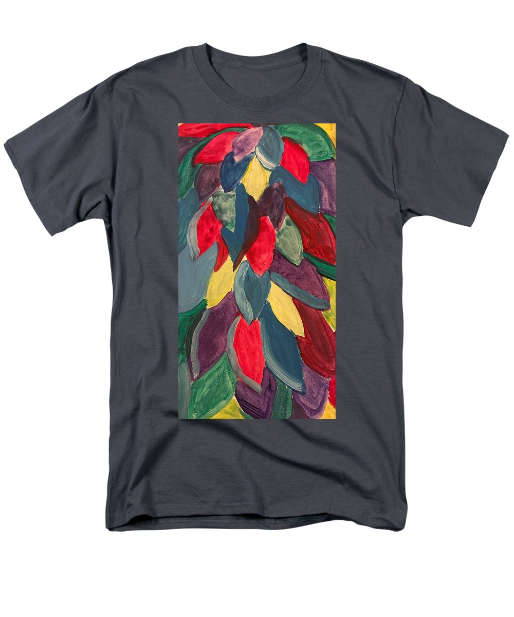 Colorful Leaves Watercolor - Men's T-Shirt (Regular Fit)