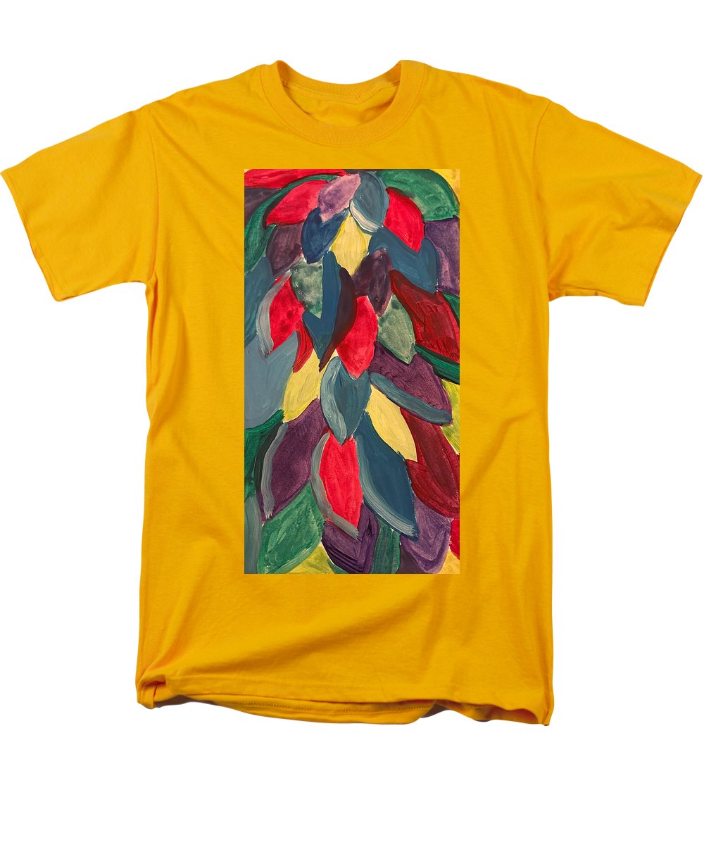 Colorful Leaves Watercolor - Men's T-Shirt (Regular Fit)