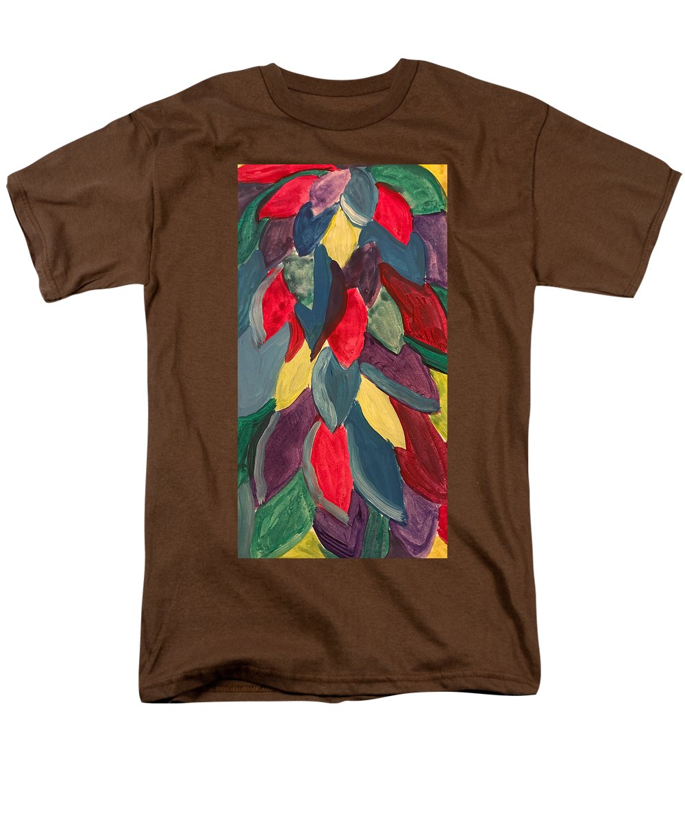 Colorful Leaves Watercolor - Men's T-Shirt (Regular Fit)