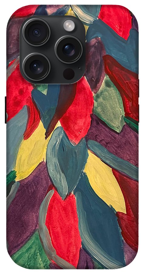 Colorful Leaves Watercolor - Phone Case