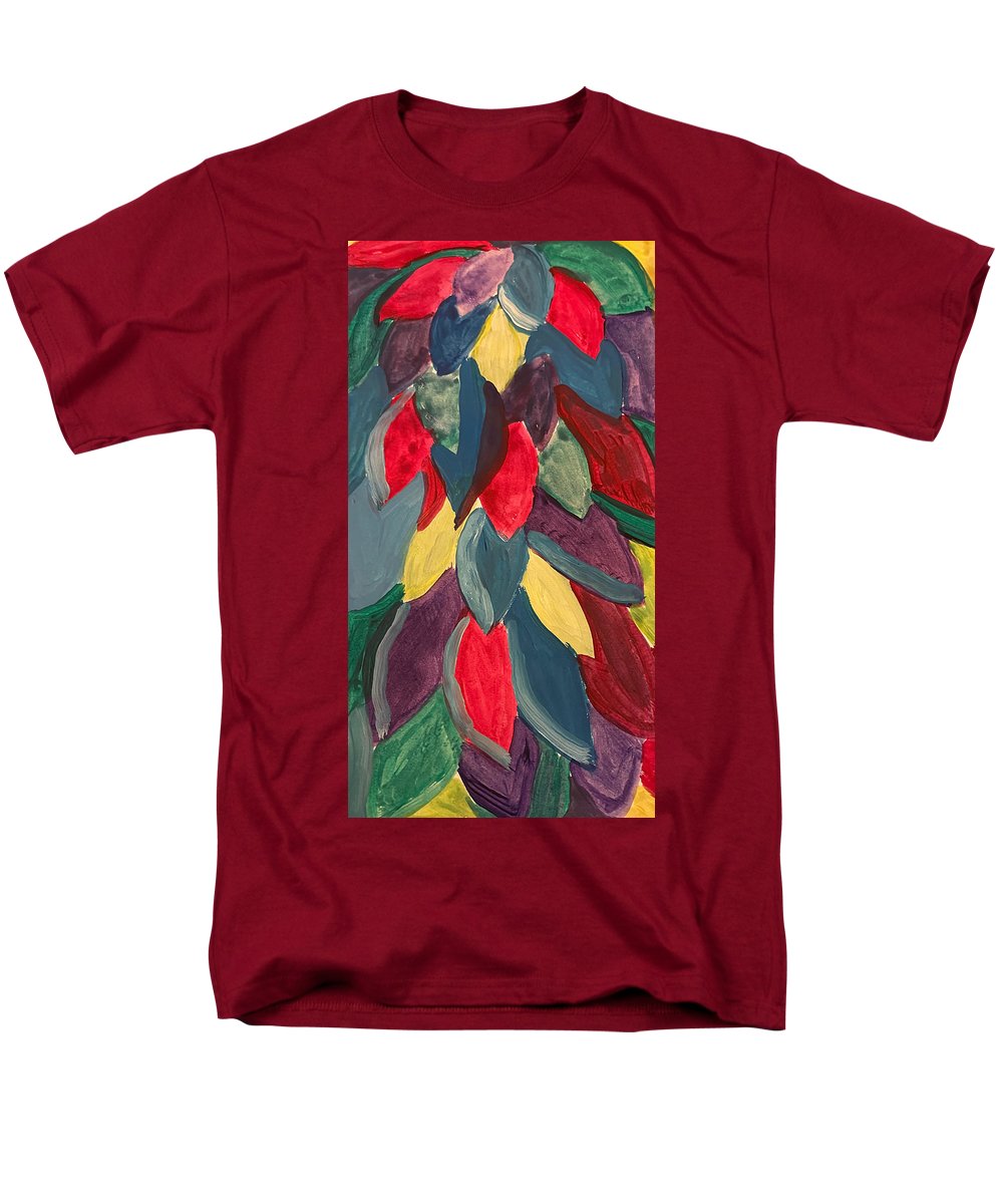Colorful Leaves Watercolor - Men's T-Shirt (Regular Fit)