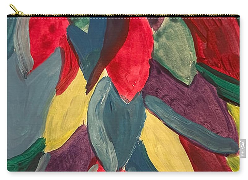 Colorful Leaves Watercolor - Carry-All Pouch