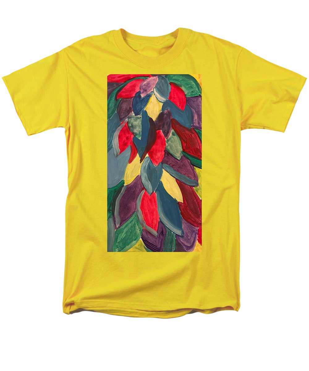 Colorful Leaves Watercolor - Men's T-Shirt (Regular Fit)