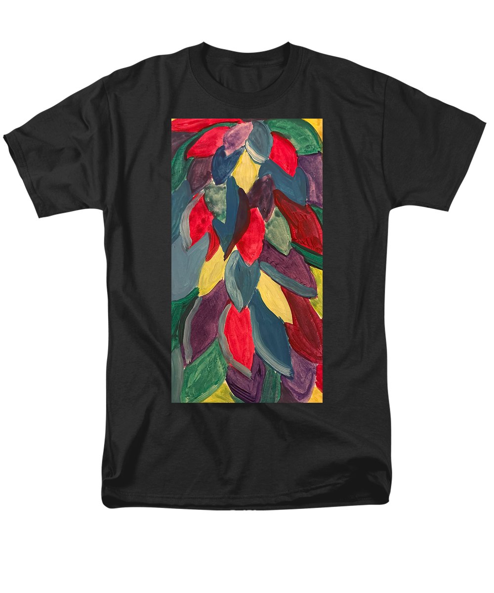 Colorful Leaves Watercolor - Men's T-Shirt (Regular Fit)