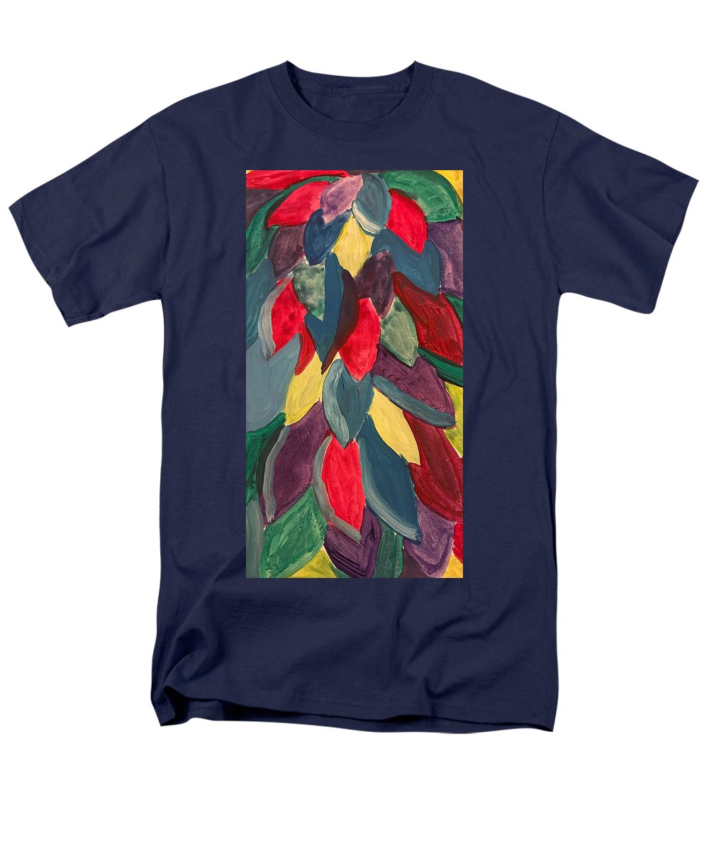 Colorful Leaves Watercolor - Men's T-Shirt (Regular Fit)