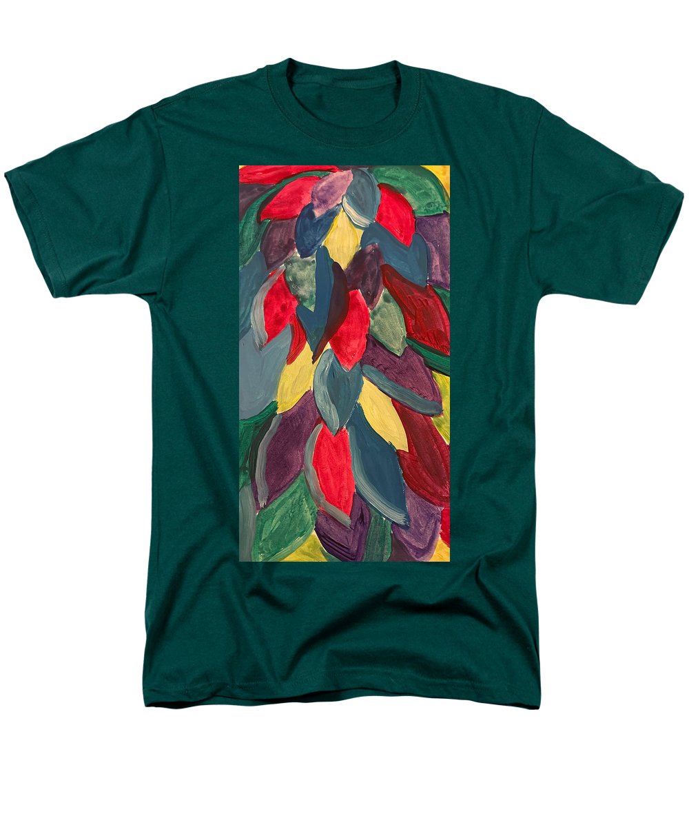 Colorful Leaves Watercolor - Men's T-Shirt (Regular Fit)