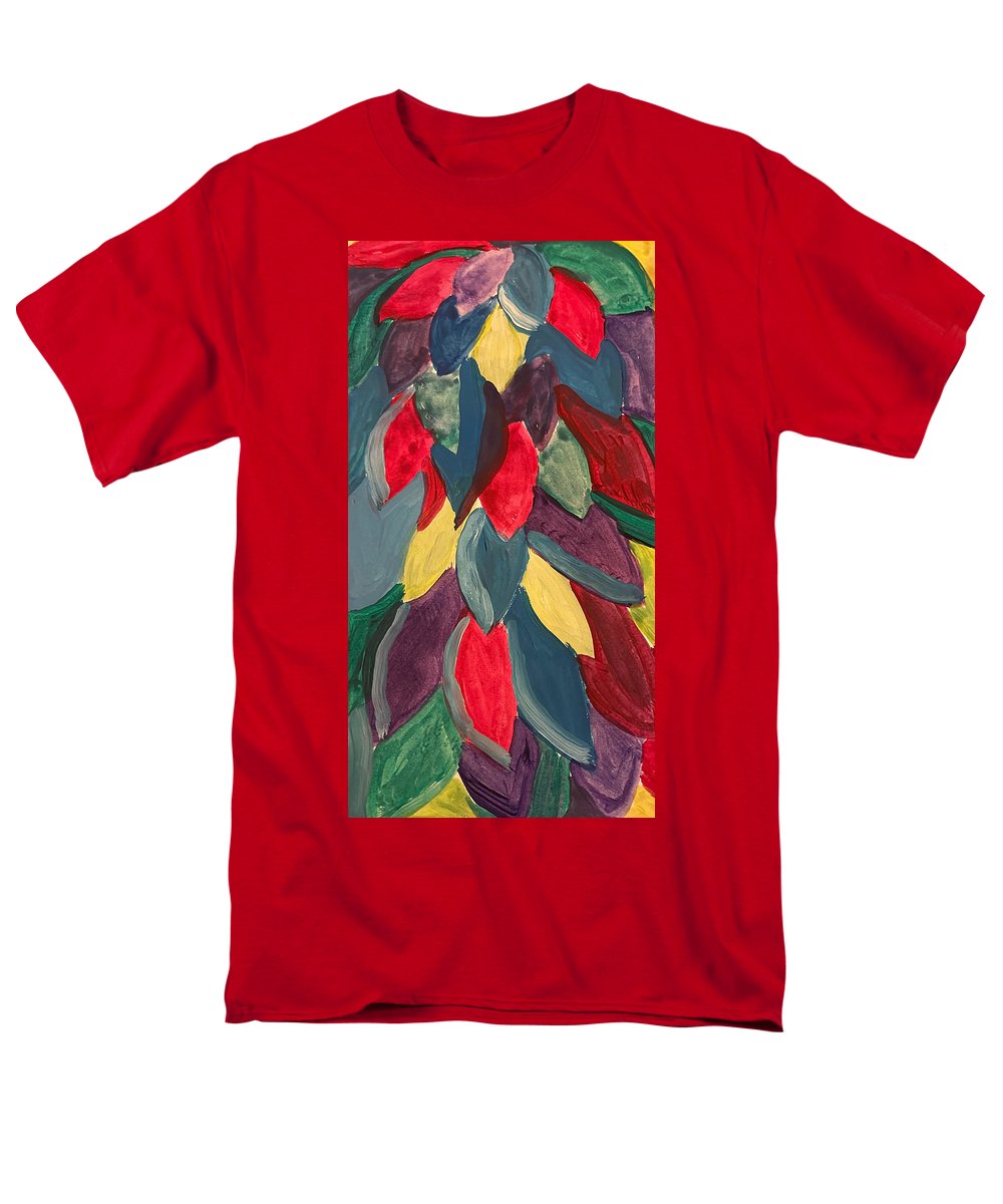 Colorful Leaves Watercolor - Men's T-Shirt (Regular Fit)