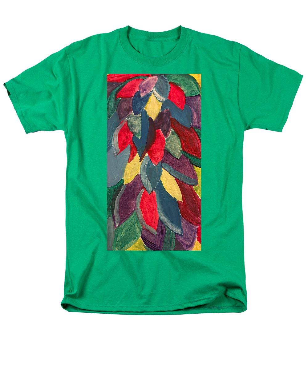 Colorful Leaves Watercolor - Men's T-Shirt (Regular Fit)