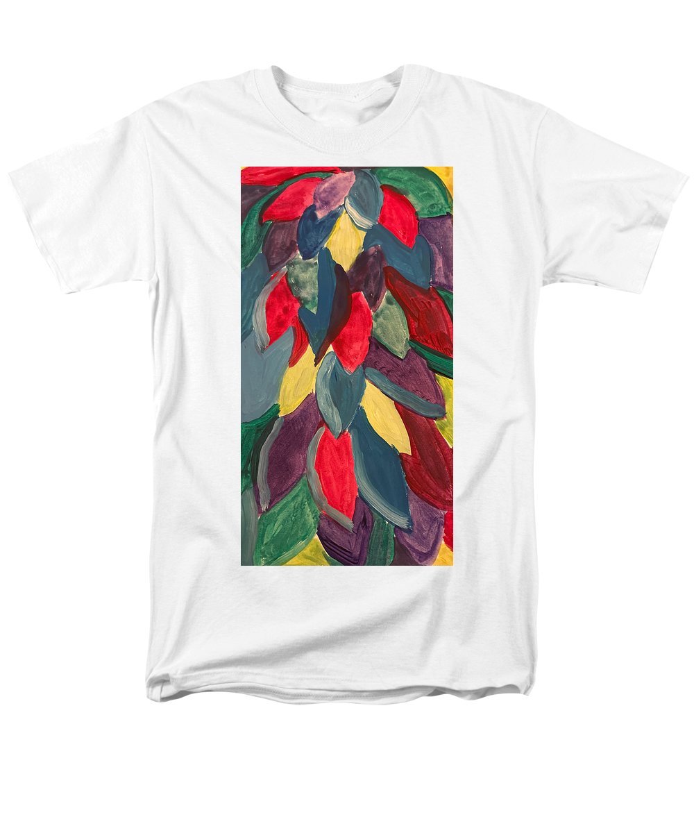 Colorful Leaves Watercolor - Men's T-Shirt (Regular Fit)