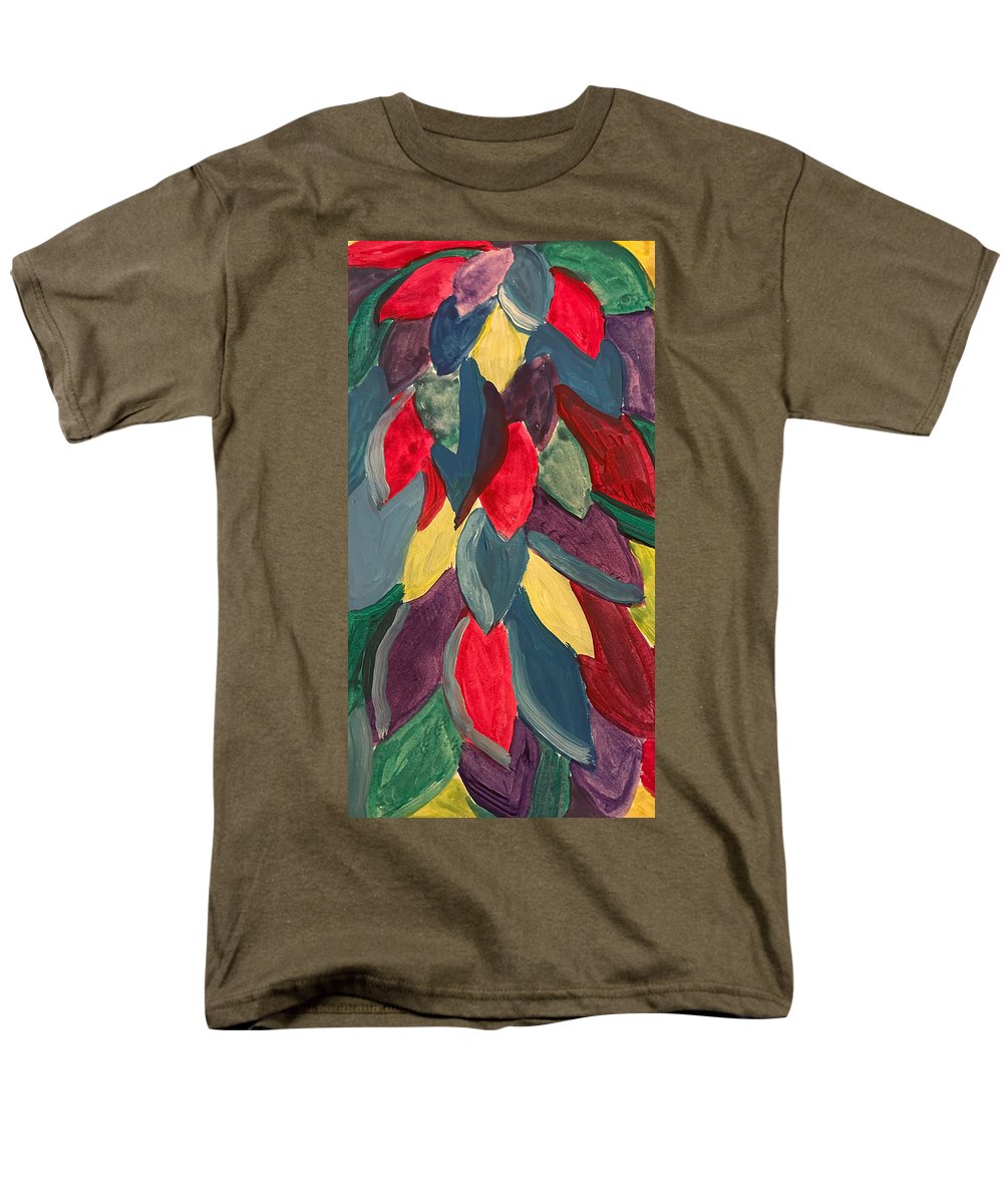 Colorful Leaves Watercolor - Men's T-Shirt (Regular Fit)