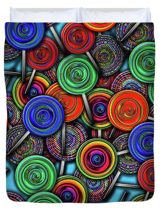 Colorful Lolipops - Duvet Cover