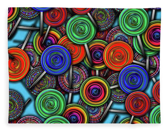 Colorful Lolipops - Blanket