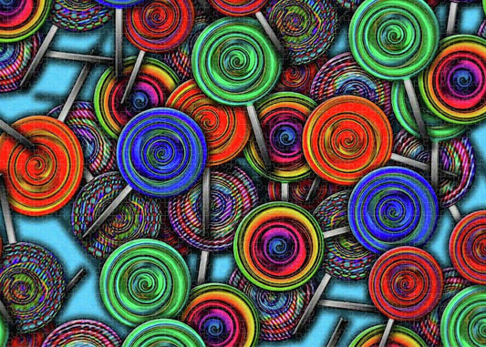 Colorful Lolipops - Puzzle