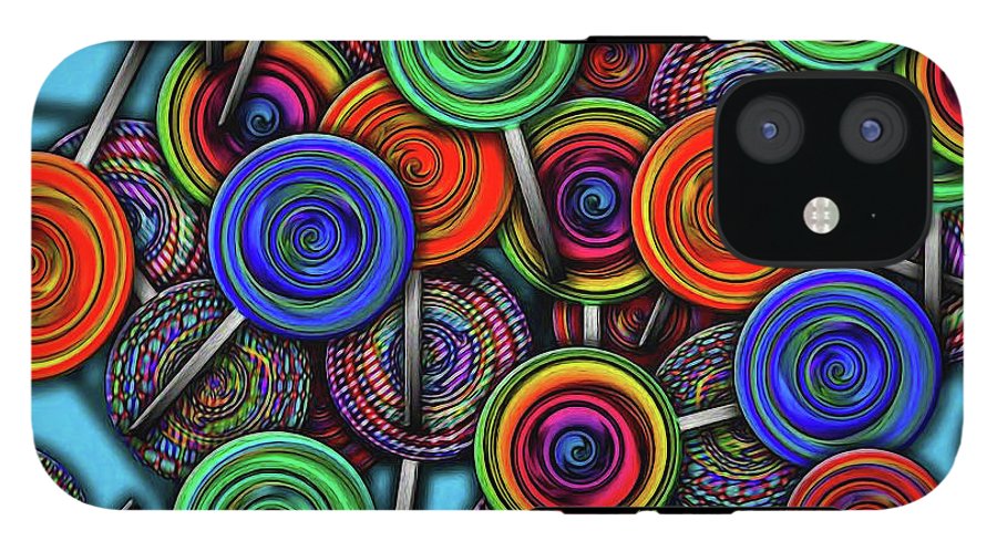 Colorful Lolipops - Phone Case