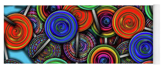 Colorful Lolipops - Yoga Mat