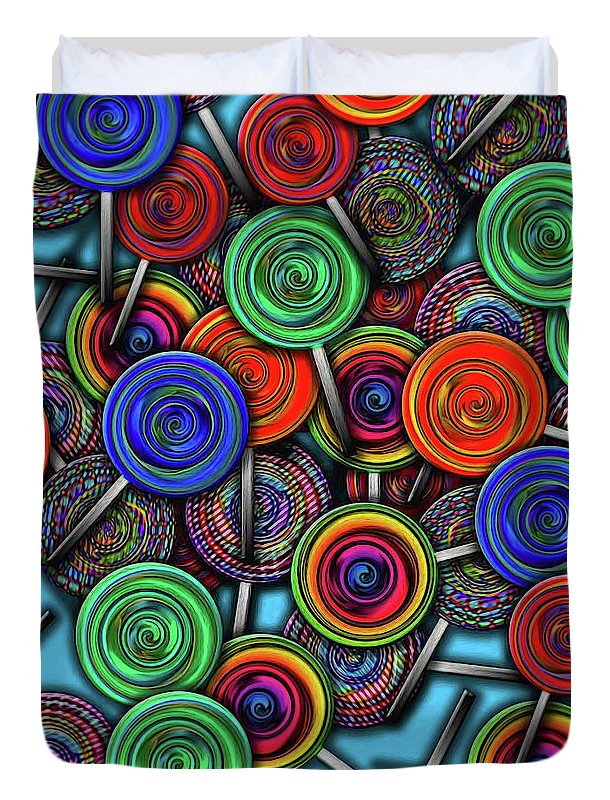 Colorful Lolipops - Duvet Cover