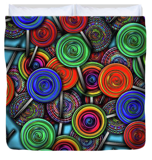 Colorful Lolipops - Duvet Cover