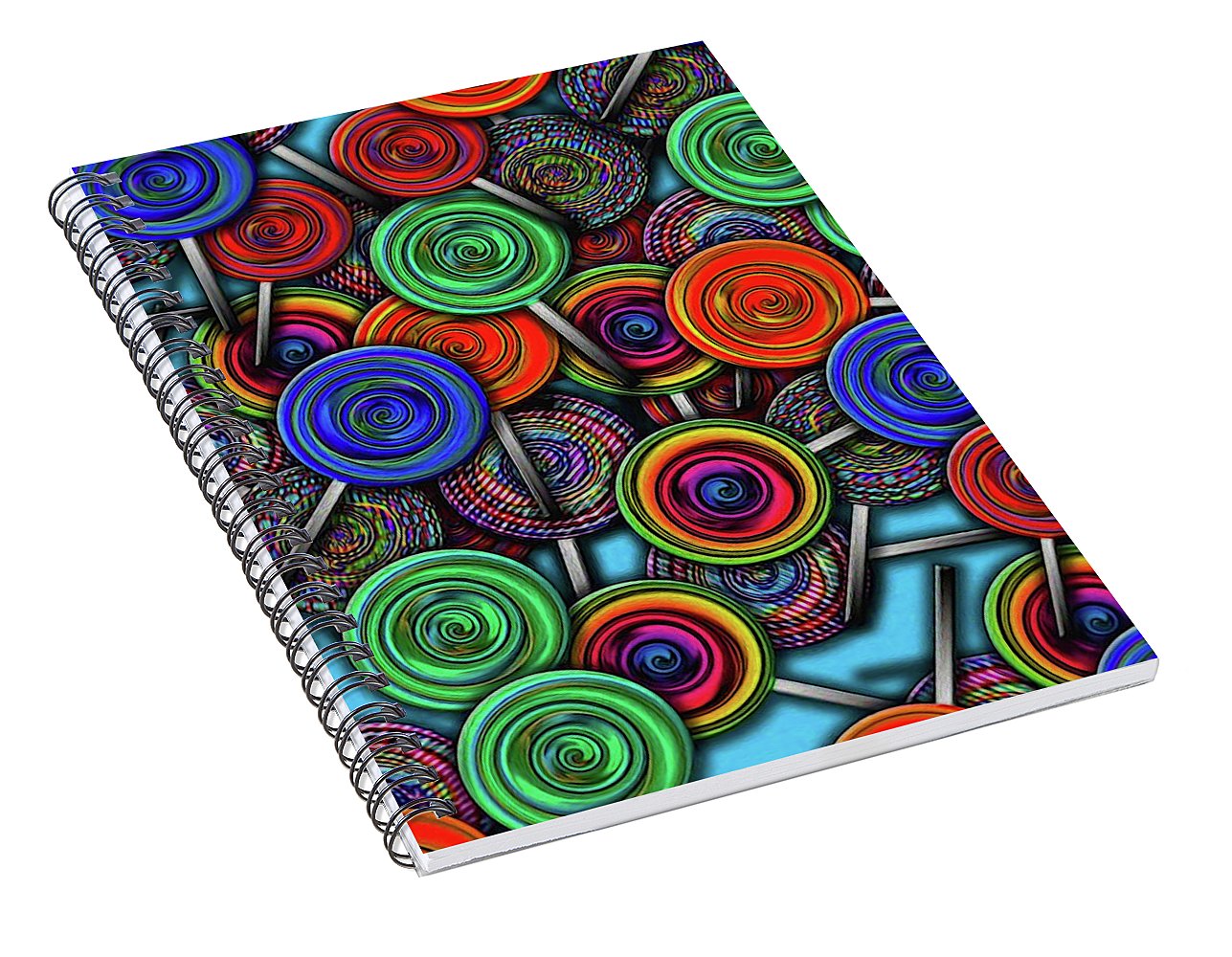 Colorful Lolipops - Spiral Notebook