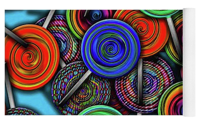Colorful Lolipops - Yoga Mat