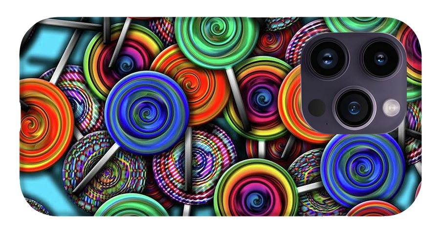 Colorful Lollipops - Phone Case