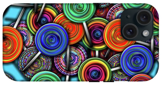 Colorful Lollipops - Phone Case